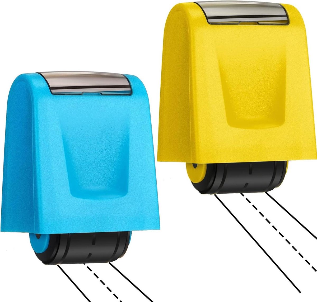 Handschrift Lijn Stempel - Oefenroller Stempel - Handschrift Oefenen - Navulbaar - 2 stuks - Niet gespecificeerd