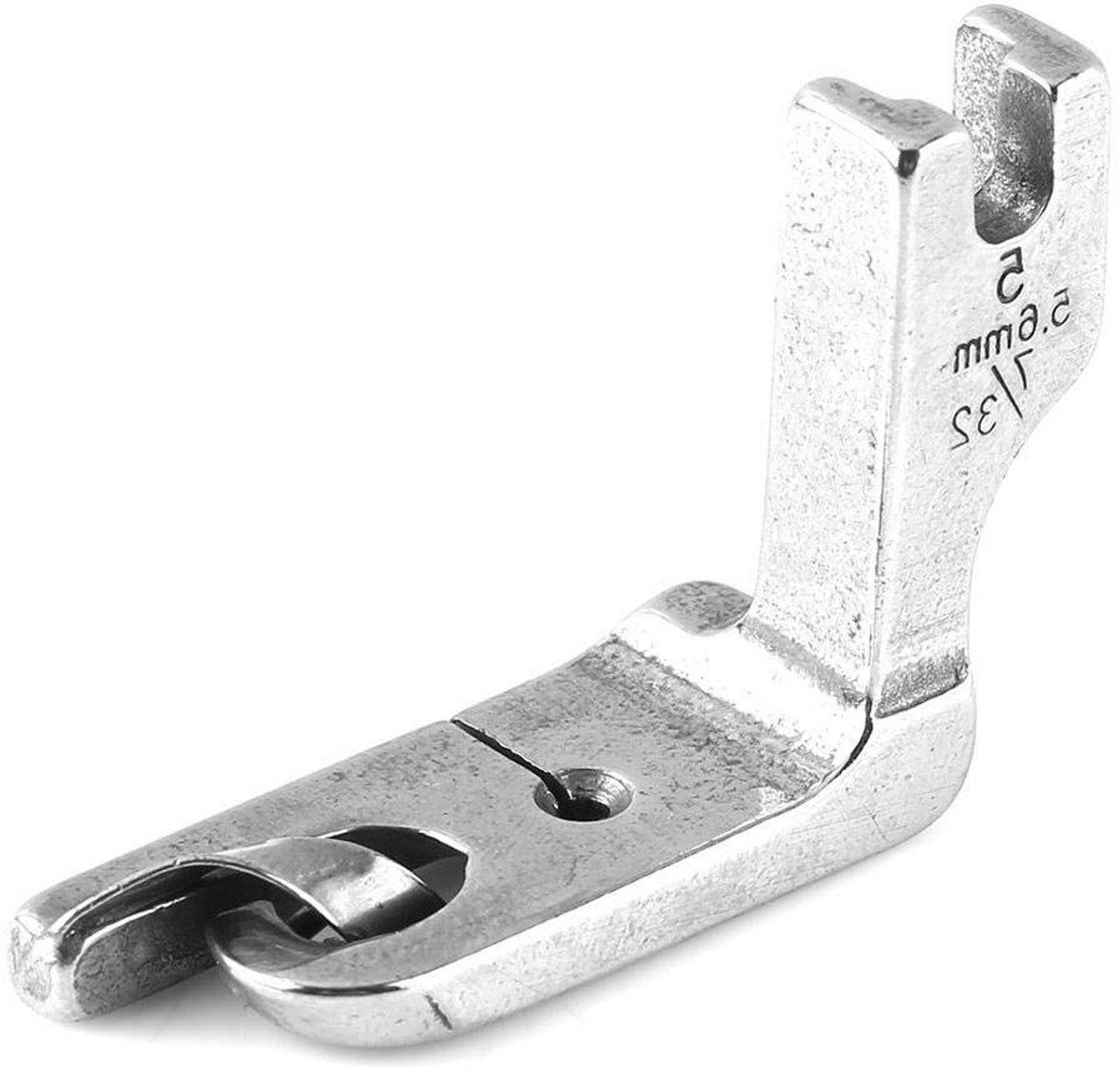 Rolled Hem Voet - Naaivoet Rolzoom - Stoffen Aanzetten - Stabiele Stofaanvoer - 56 mm - Zilver