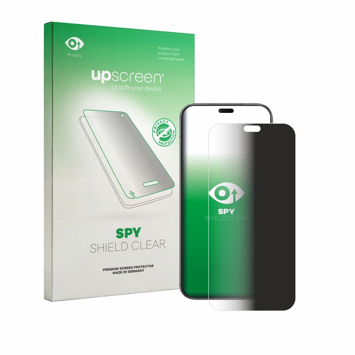 upscreen - privacy screenprotector voor Honor X80i - Folie Beschermfolie Blauwlichtfilter