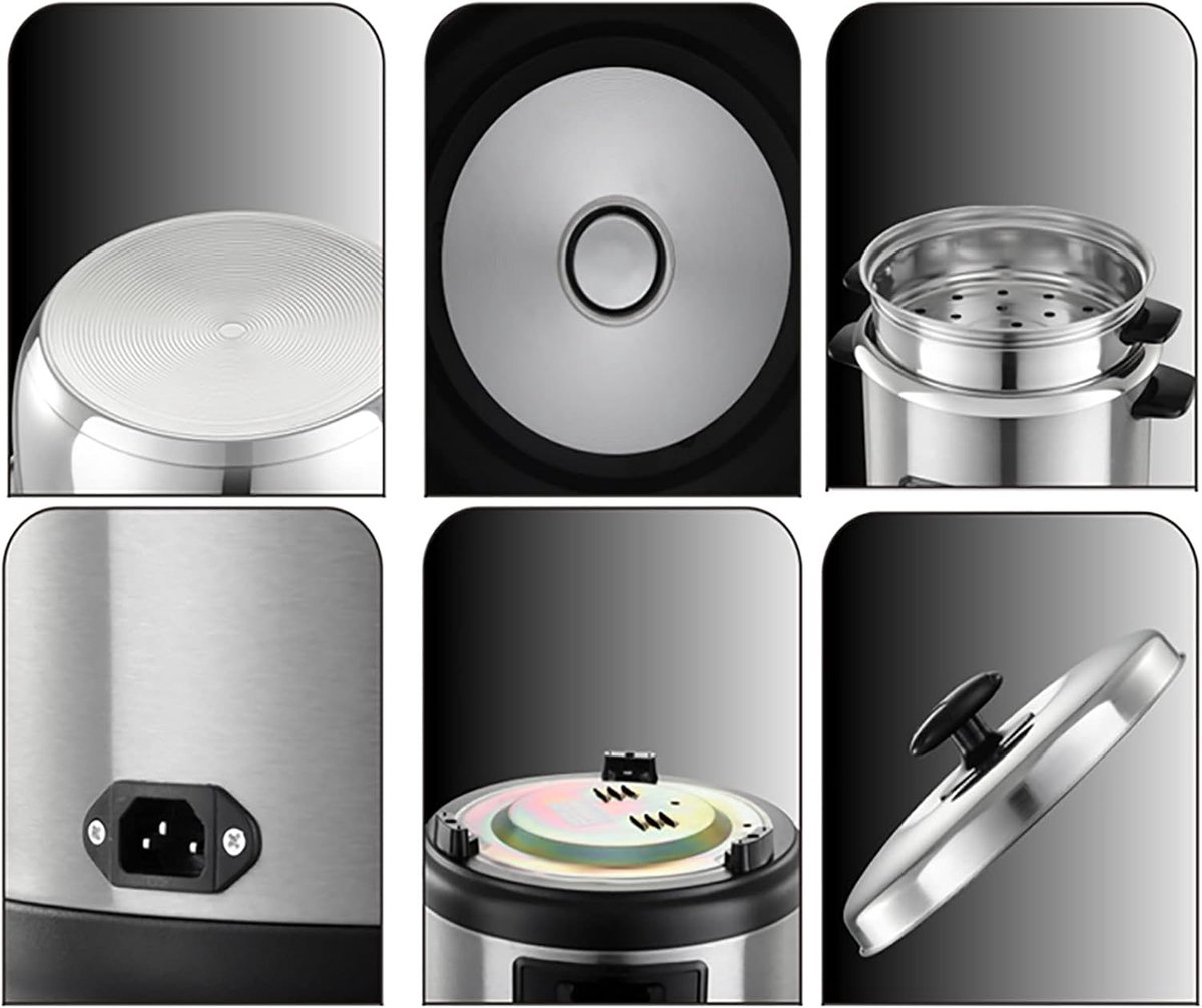 Rice cooker (2-6 l) multifunctional rice cooker – cutlery, intelligent heat storage, inner lining made of stainless steel 304, for 1-11 people (size 3L) thumbnail 5