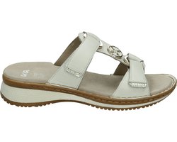 Ara - 1229003 HAWAII 2.0 - Dames slippers - Kleur: Wit/beige - Maat: 37