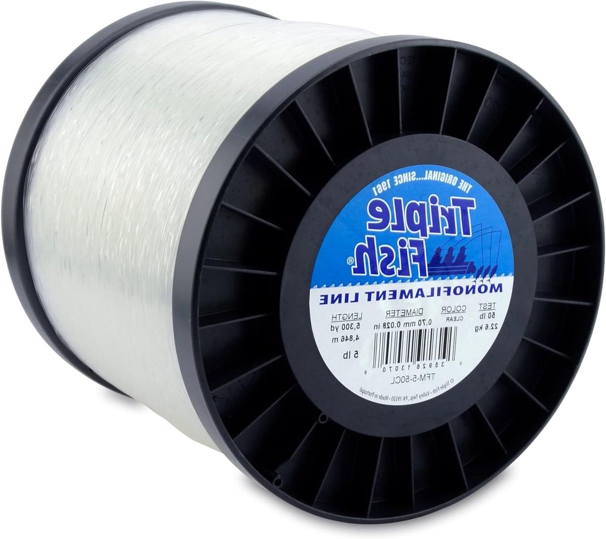 Vislijn Monofilament - Sterke Vislijn - Vissen Trolling - Hoge Knoopsterkte - 50 lb - Transparant