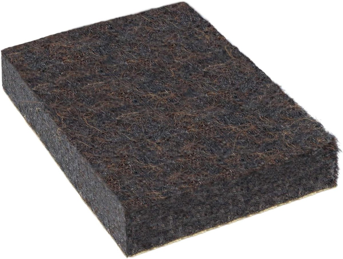 Viltglijders Meubelbeschermers - Stoelpootglijders Vloerbeschermers - Meubels Beschermen - Extra Dik 5.5mm - 25 x 35 mm - Bruin