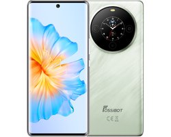 FOSSiBOT S3 PRO Smartphone - Dual SIM - 6GB RAM - 128 GB ROM - 5000mAh - 6,67 inch HD+ AMOLED Scherm -Android 14- GPS,NFC,Face ID,OTG -groen