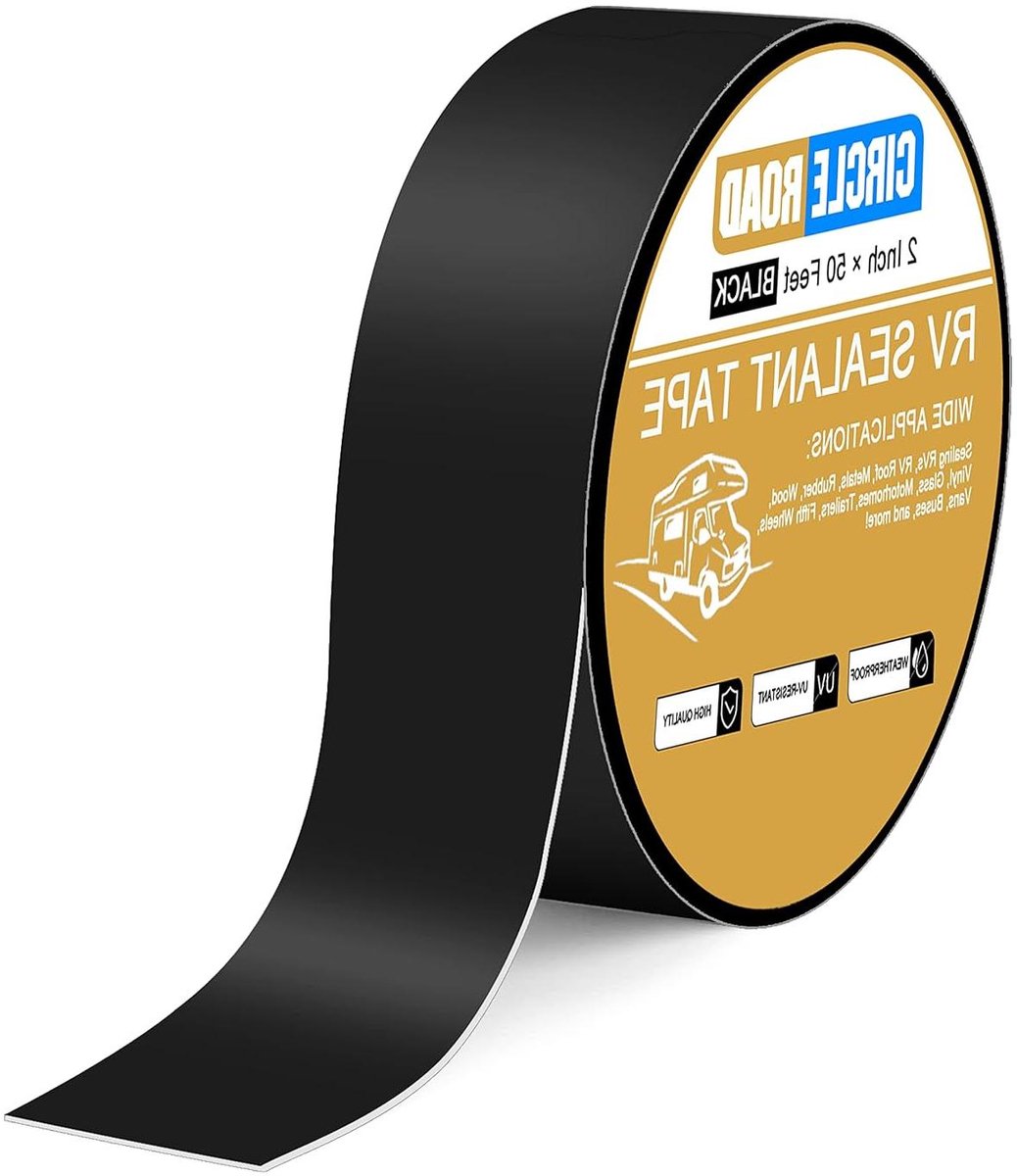 Dakband met rits - Reparatietape camper - Stop dak lekken - UV- en weerbestendig - 5 cm x 15 m