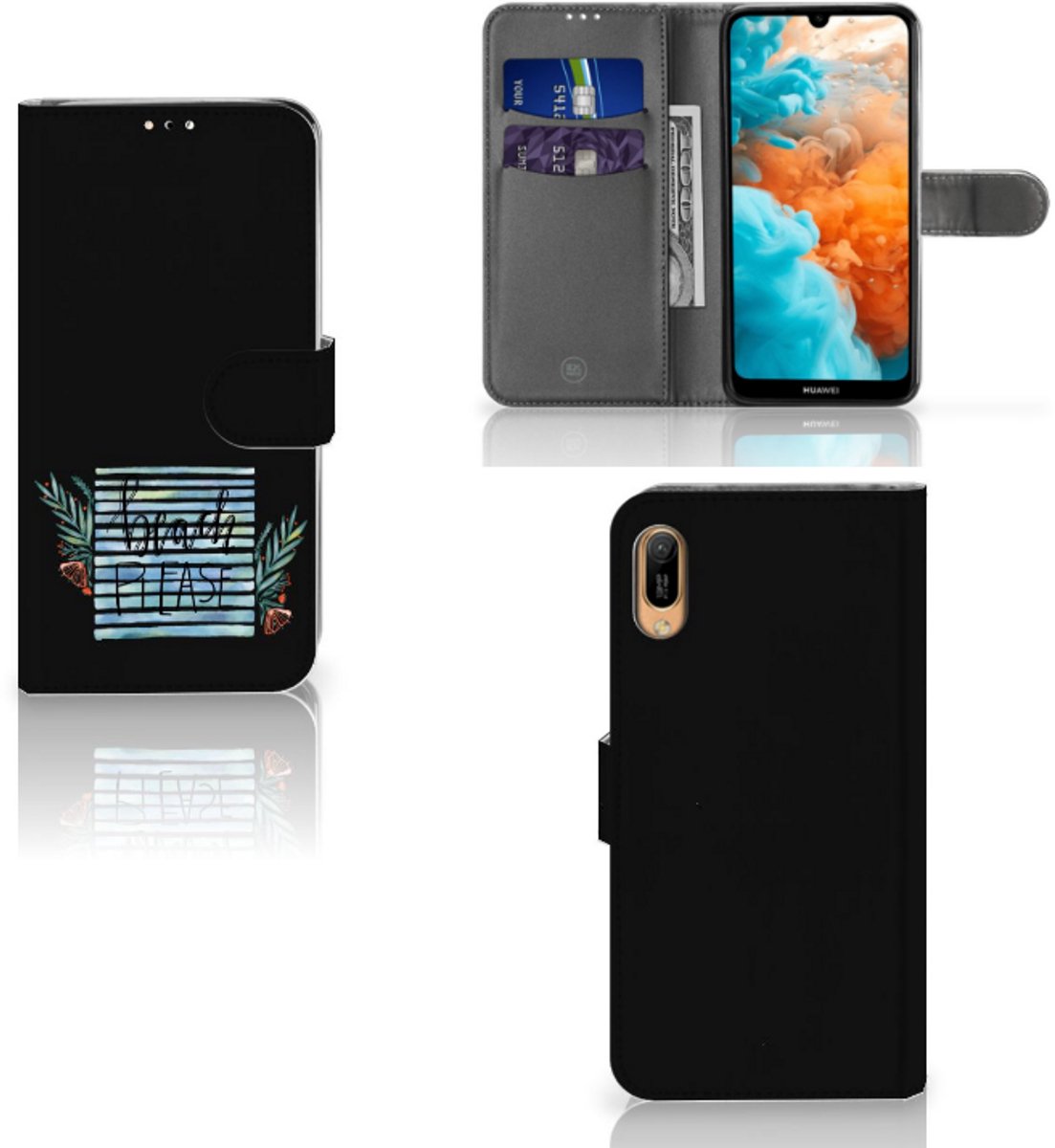 Huawei Y6 (2019) Leuk Hoesje Boho Beach