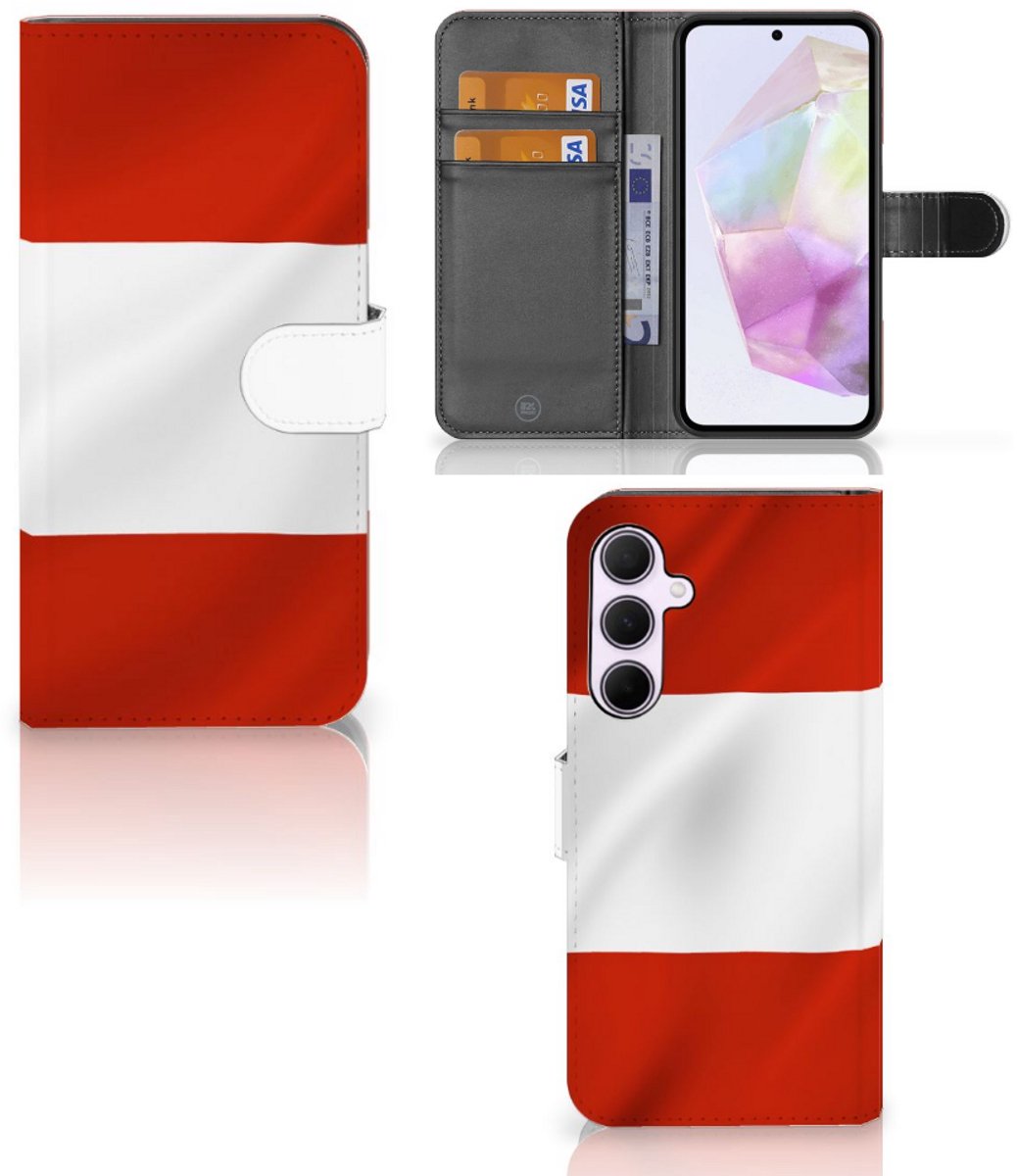 Samsung Galaxy A35 Bookstyle Case Oostenrijk