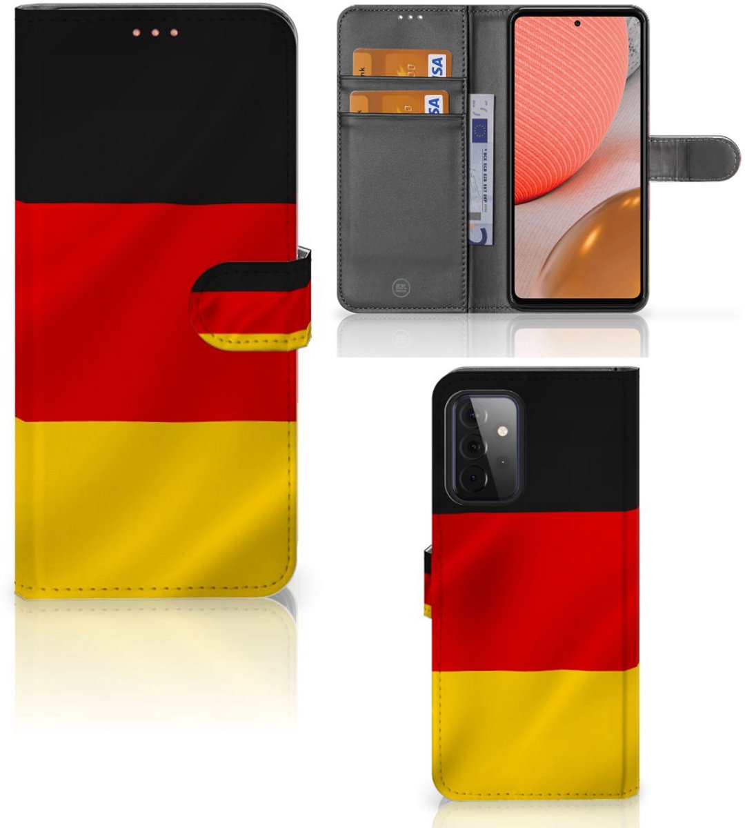 Samsung Galaxy A72 Bookstyle Case Duitsland