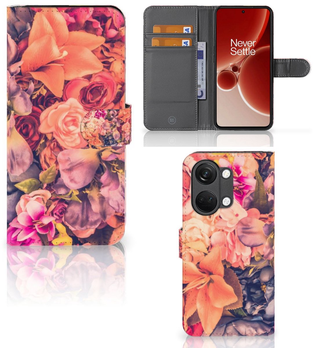 OnePlus Nord 3 Hoesje Bosje Bloemen