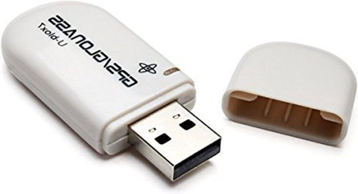 USB GPS Ontvanger - GPS Muis - Locatie Bepalen - Dubbele Satellietsystemen - 20 g - Zwart