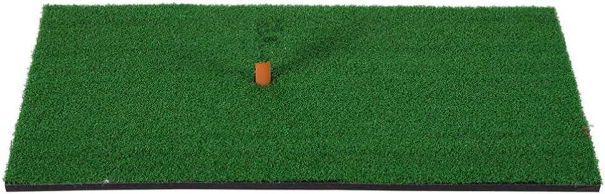 Golf Oefenmat - Putting Mat Rubber Houder - Golf Trainen - Realistisch Gras - 60 x 30 cm - Groen