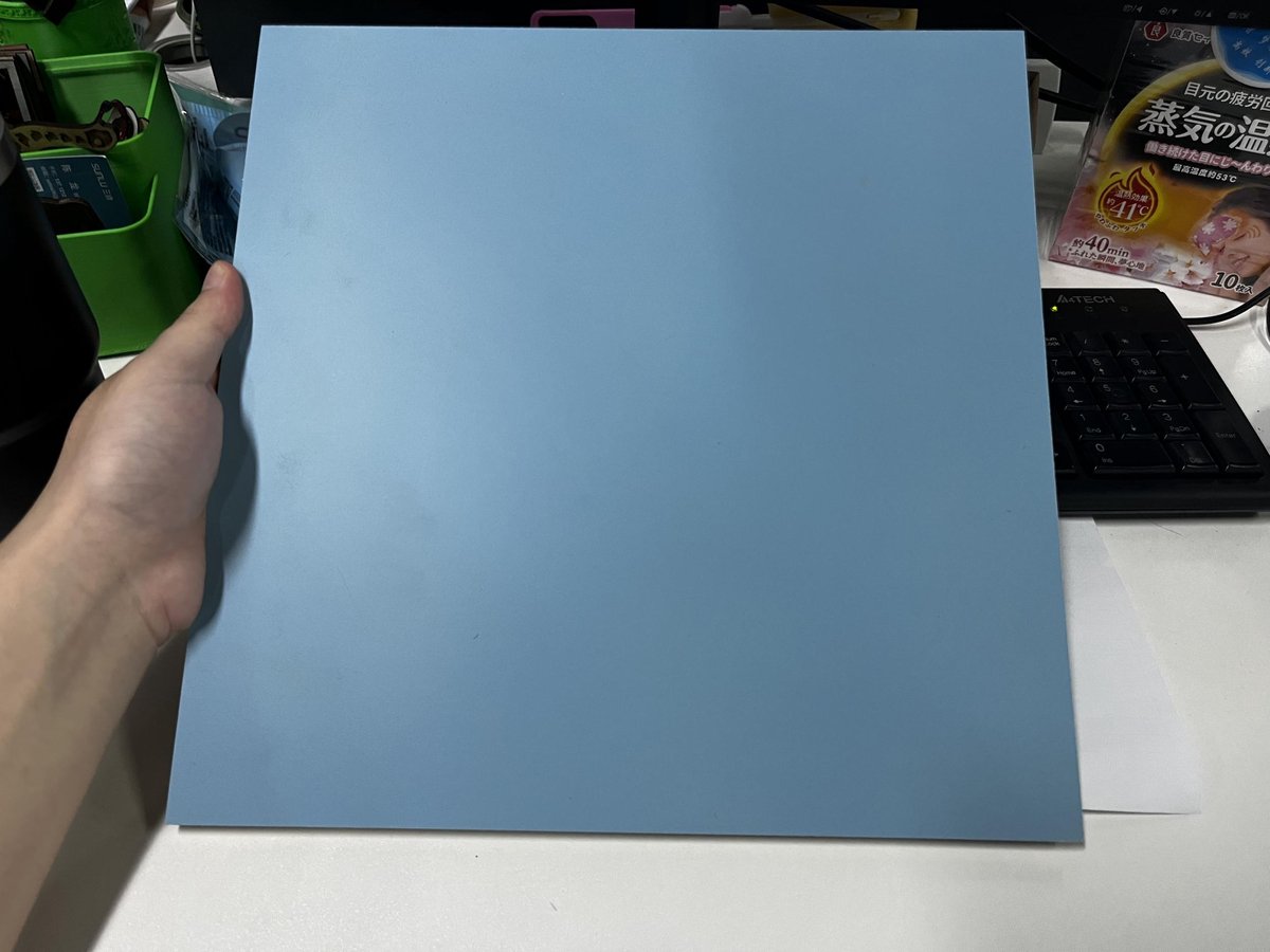 Creatorally 8 stuks Plaat - lichtblauw Multiplex Zonder Verf - Multiplex Platen - 3mm - 30x30cm - Perfect voor Pyrografie Lasersnijden CNC Fretwerk Rolzaag Freeswerk - Modelbouw Laser Snijden Graveren