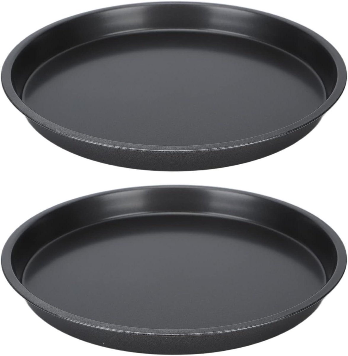 Pizzapan Set - Bakvorm - Thuis Bakken - Antiaanbaklaag - 2 stuks 10 inch - Zwart