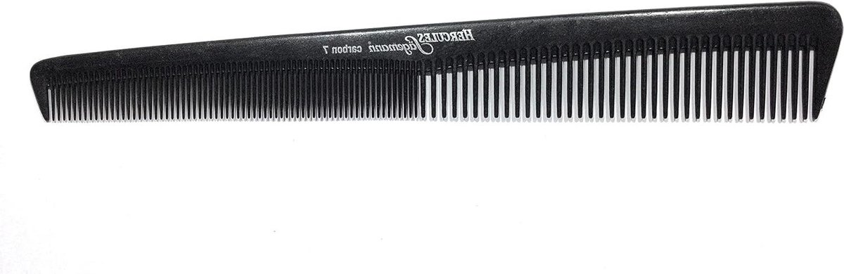 Facon Tondeuse Kam - Haarkam Antraciet - Stijl Haar - Fijn Grof Tandverdeling - 17.8 cm - Antraciet