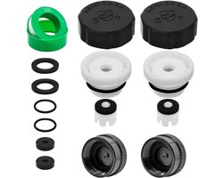 Reparatieset Vacuüm Breker - Buitenkraan Reparatiekit - Lekkende Kranen Repareren - Voldoet aan ASSE 1019-A - 2 stuks - Zwart
