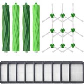 9x filter, 2x Hoofdborstel, 9x Zijborstel geschikt voor iRobot Roomba i7 en i7+ set