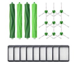 9x filter, 2x Hoofdborstel, 9x Zijborstel geschikt voor iRobot Roomba i7 en i7+ set