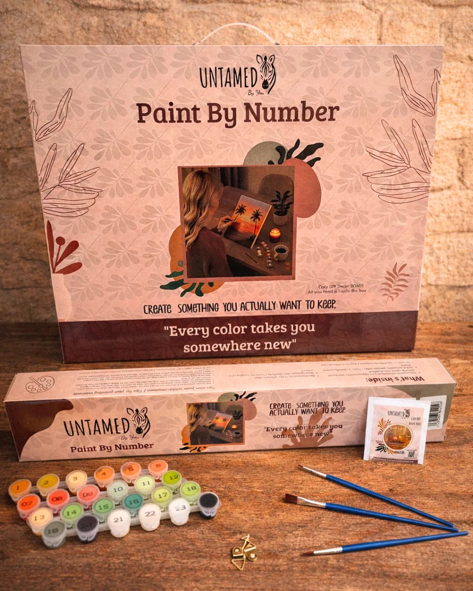 MET FRAME - Paint by numbers – schilderen op nummer – DIY decoratie – Modern portret – Held in Shadow — afbeelding 5