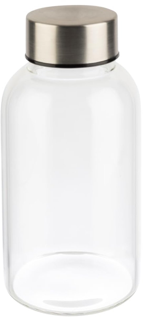 APS Drinkfles - Waterfles - Glas - Ø 6,5 cm - 0,3 Liter - Vaatwasserbestendig - Breukvast
