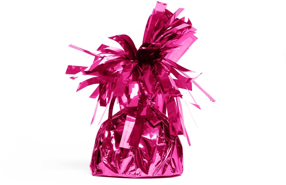 Ballon gewicht folie - Donker Roze