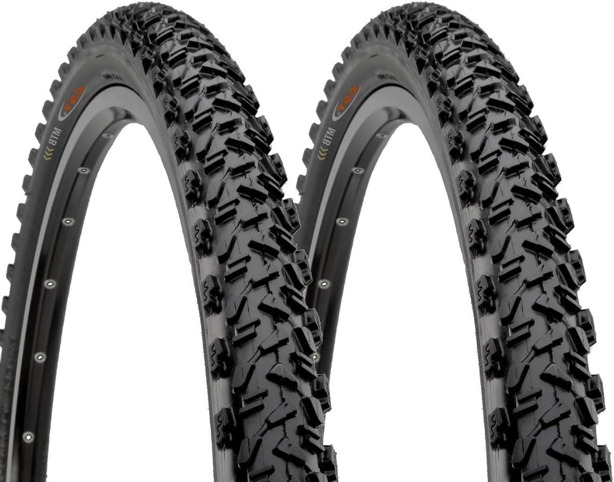 Fietsbanden Set - Buitenbanden Mountainbike - Offroad Fietsen - All Season Compound - 26 Inch - Zwart