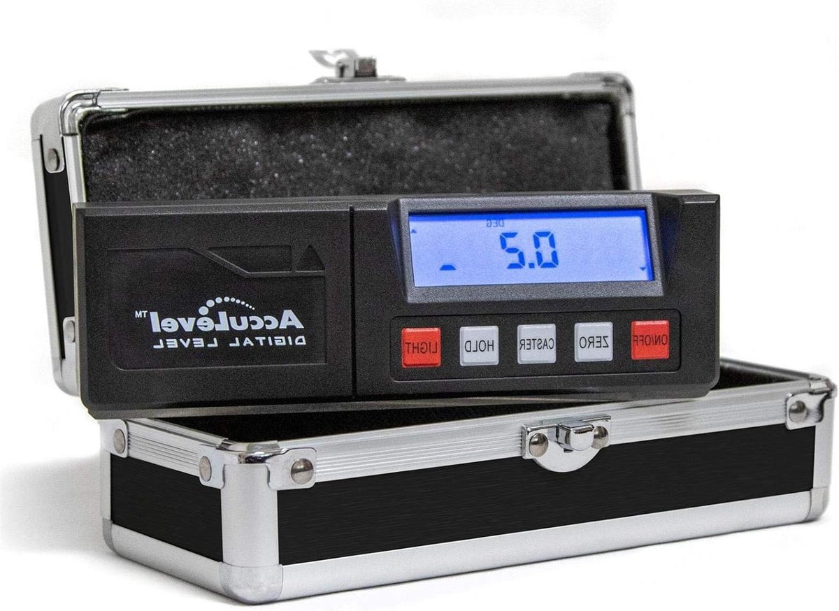 Digitale Waterpas - Meetinstrument - Precisie Meten - Automatische Modus - 1.2 Pond - Zwart