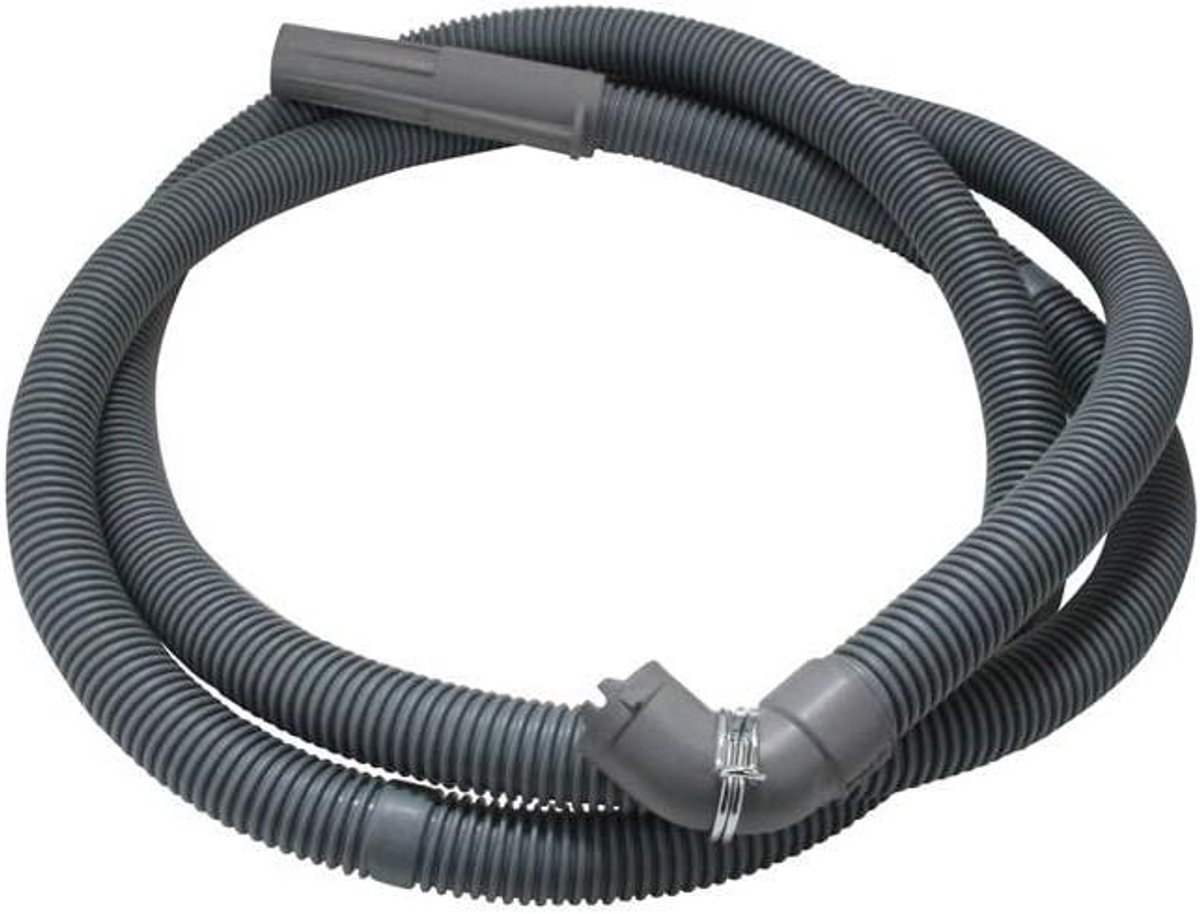 Wasmachine Afvoerslang - Sluiting waterslang - Water Afvoeren - Origineel Onderdeel - 2.5mm Wanddikte - Grijs