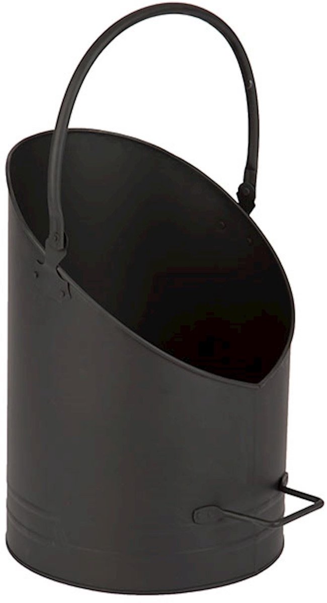 Pelletemmer 31 liter - zwart - kolenemmer / steenkolenemmer / houtemmer