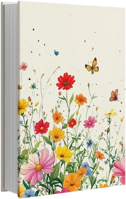 Stretchable Paperback Book Cover 40x48.5cm - Bloemen Design, Herbruikbare Elastische Boekbeschermer voor Hardcover Boeken, Bescherming en Stijl