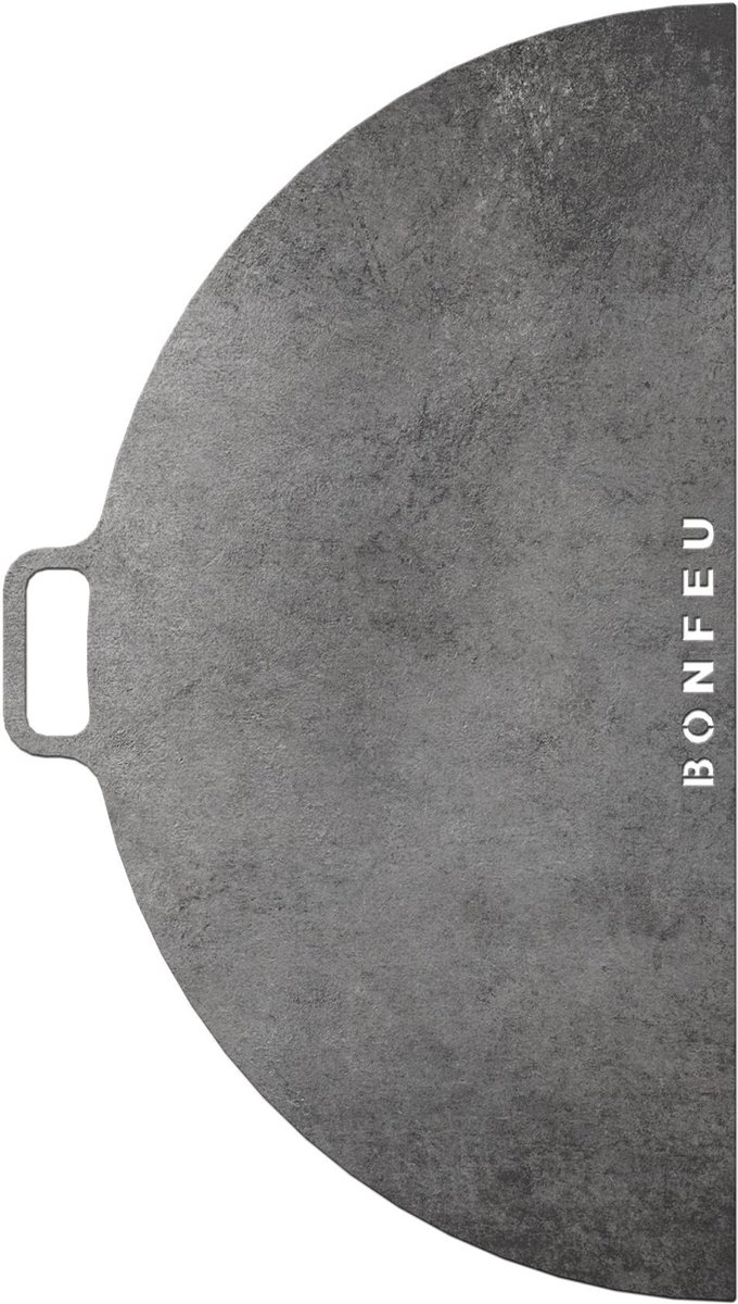 BonFeu BonPlancha Half Plancha 60 cm - Griddle Plate for Fire Bowl 60 cm