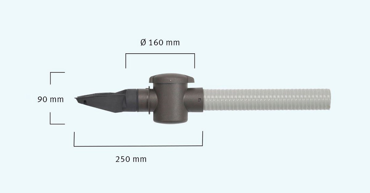 Garantia Speedy collecteur d'eau de pluie DN 70-100 incl. cartouche filtrante