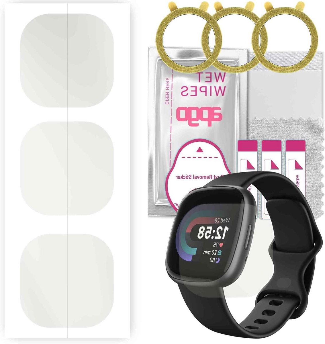 Hydrogel screenprotector - Matte folie - Scherm beschermen - Zelfherstellend - 3 stuks - Mat