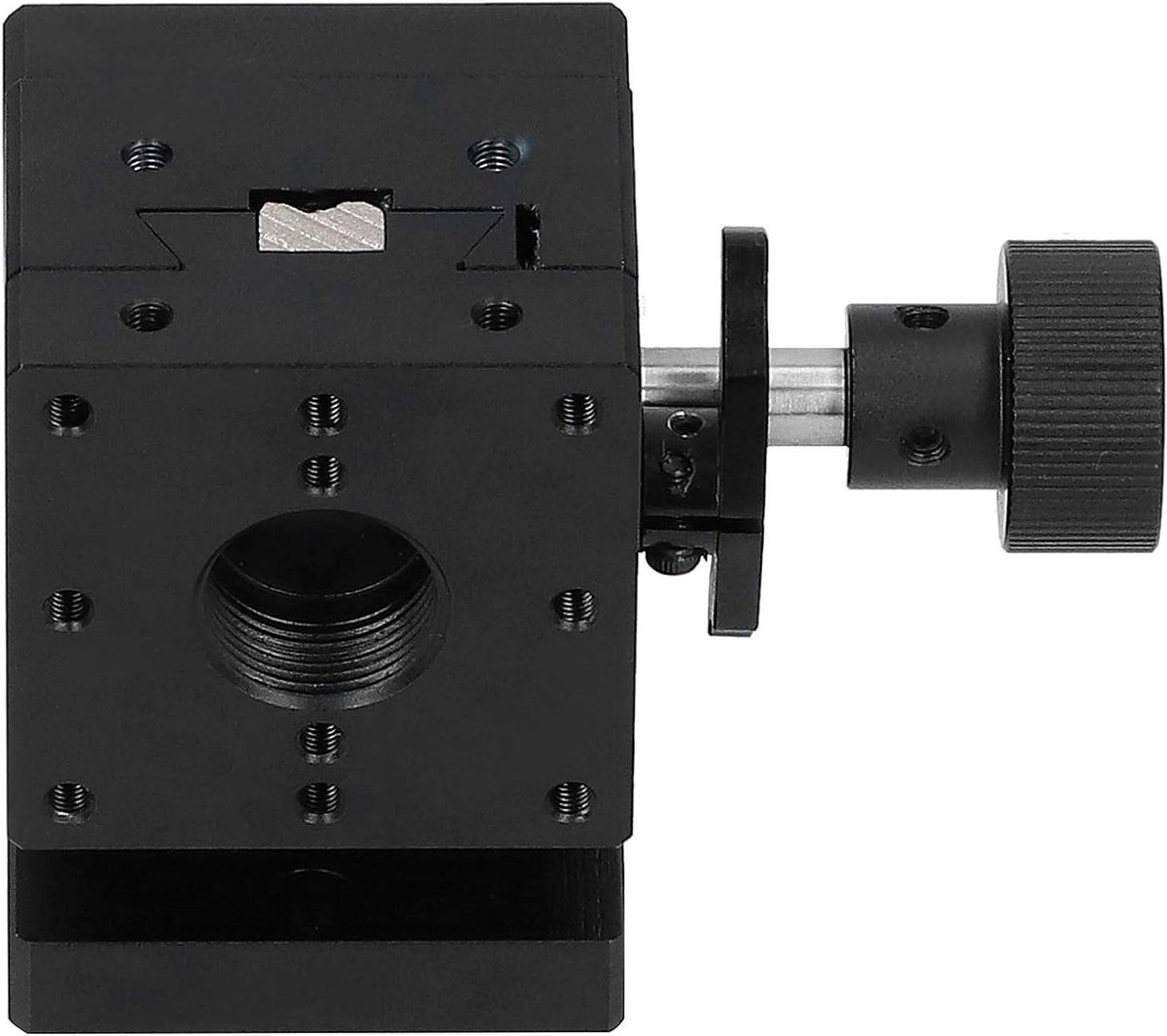 Handmatig Trimplatform - Z-as Lift - Precisie Positionering - Aluminiumlegering Constructie - 40 x 40 mm - Zwart