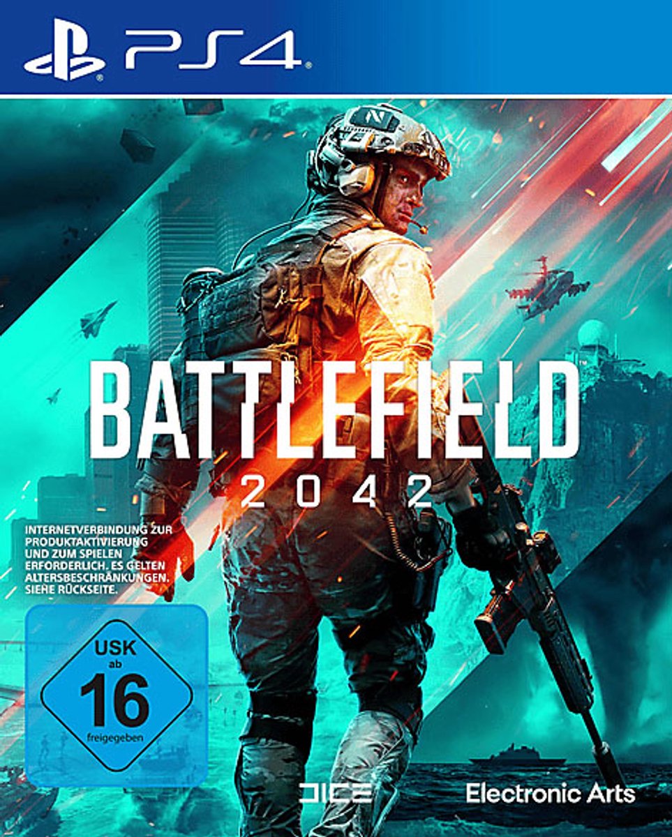 Electronic Arts Battlefield 2042, PlayStation 4, Multiplayer modus, RP (Rating Pending), Fysieke media