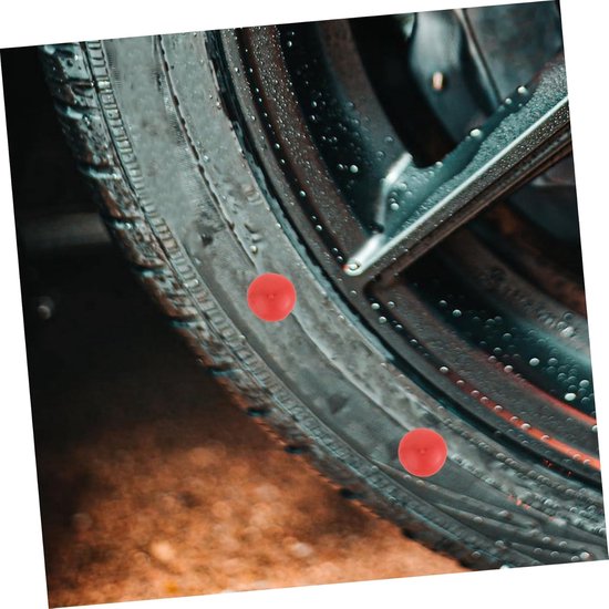 Band Reparatie Kit - Bandenpluggen Set - Lekke Banden Repareren - Duurzaam Rubber Materiaal - 2.43x2.43x1.85CM - Diverse Kleuren van Merkloos — afbeelding 2