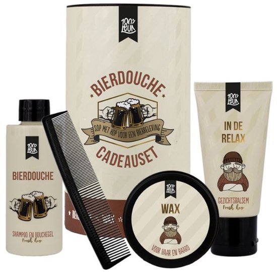 100%LEUK - Cadeaupakket - Bierdouche