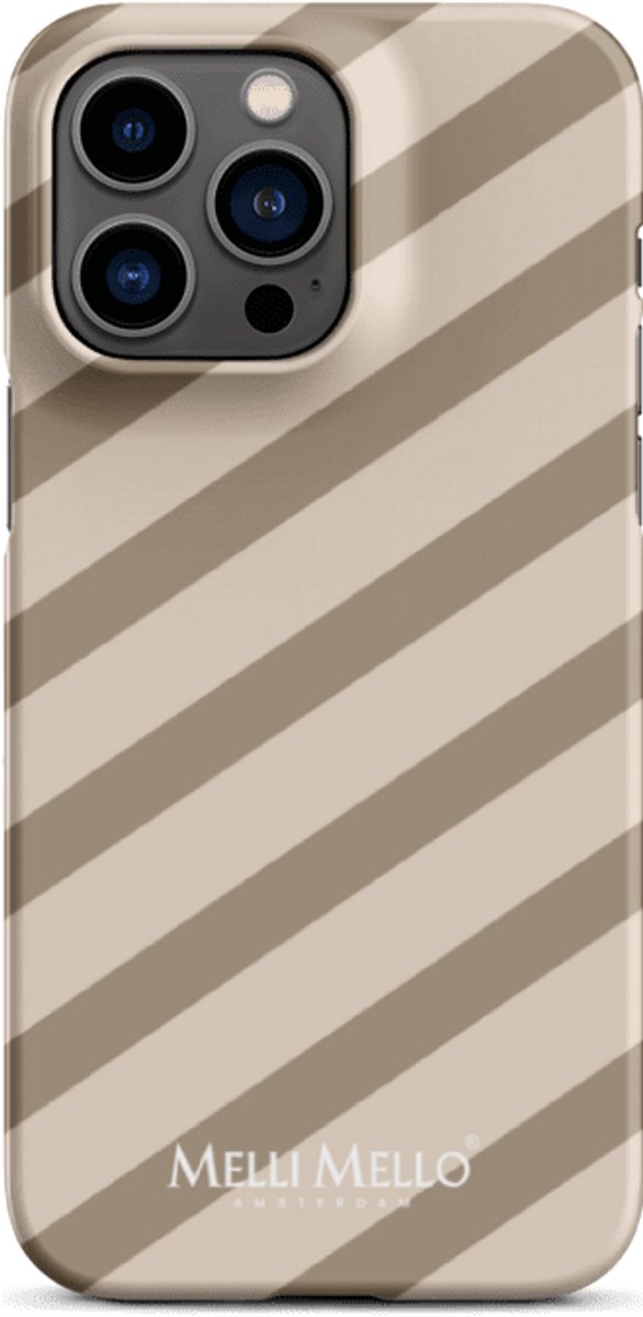 Melli Mello Telefoonhoesje Sand Stripe (Hard Case) - Apple iPhone 14 Pro Max