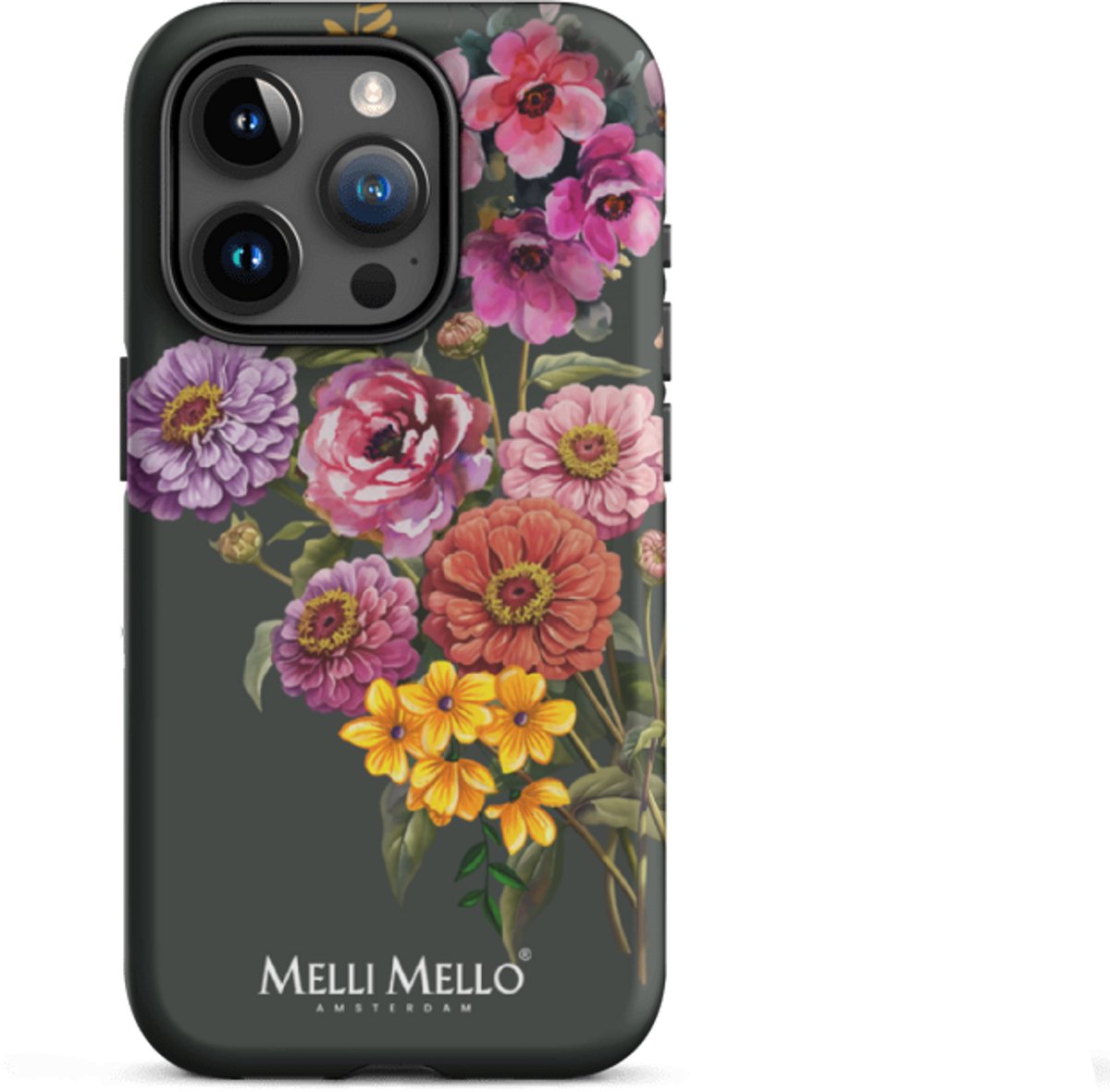 Melli Mello Telefoonhoesje Velvet Bloom (Tough Case) - Apple iPhone 15 Pro