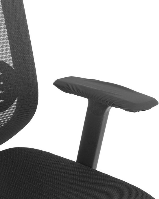 Comfortabele Armsteunhoezen voor Kantoorstoelen - Polyester Bescherming voor Armleuningen in Zwart, Ideaal voor Ergonomisch Gebruik en Slijtvastheid — afbeelding 4
