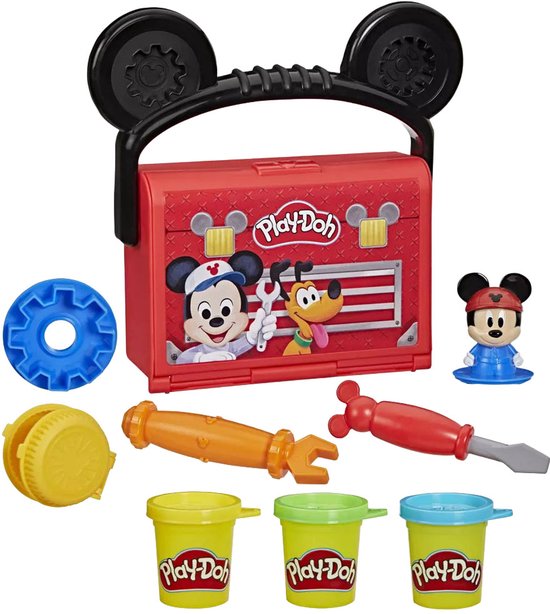 Play-Doh Disney Junior Garage op reis, Mickey-speelgoed