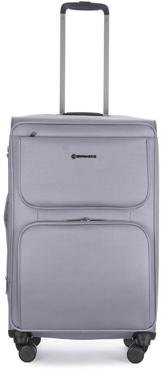 STRATIC Bendigo Light Style - zachte koffer - medium - 72cm - Grey