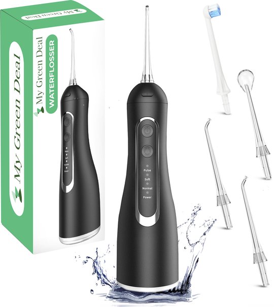 My Green Deal - Waterflosser Draadloos - Elektrische Tandenflosser- Monddouche - Mondverzorging - Flosapparaten - Tongreiniger