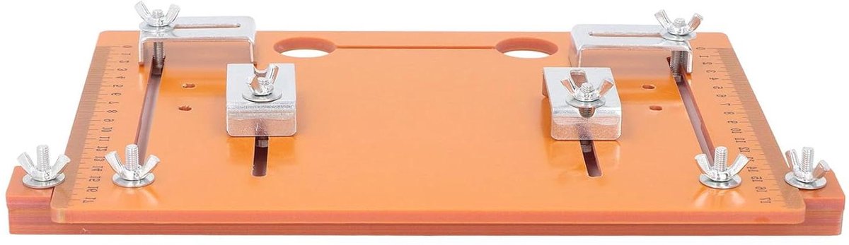 Snijmachine Basisplaat - Cirkelzaag Geleiderail - Houtbewerking - 90 en 45 Graden Snijden - 20 x 28 cm - Zwart
