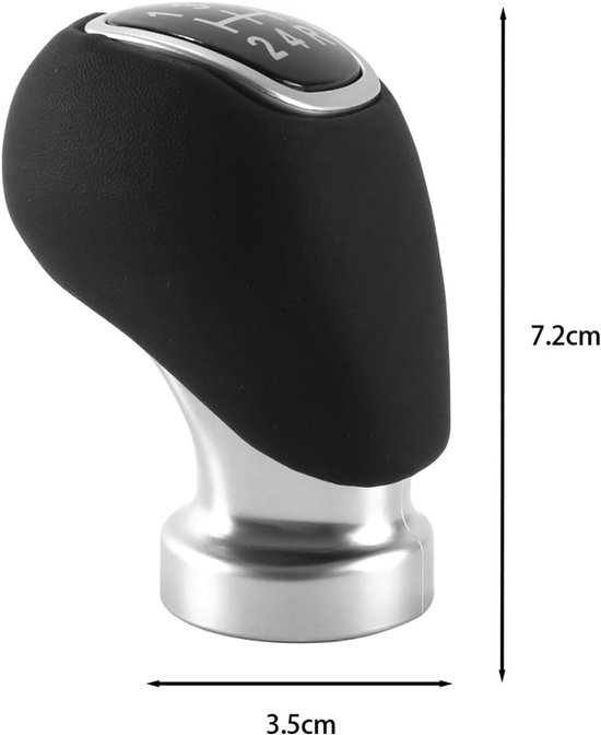Schakelpookknop 5 versnellingen - Handbalkop Pook - Comfortabel Rijden - Ergonomisch Ontwerp - Voor Specifieke Modellen - Zwart — afbeelding 5