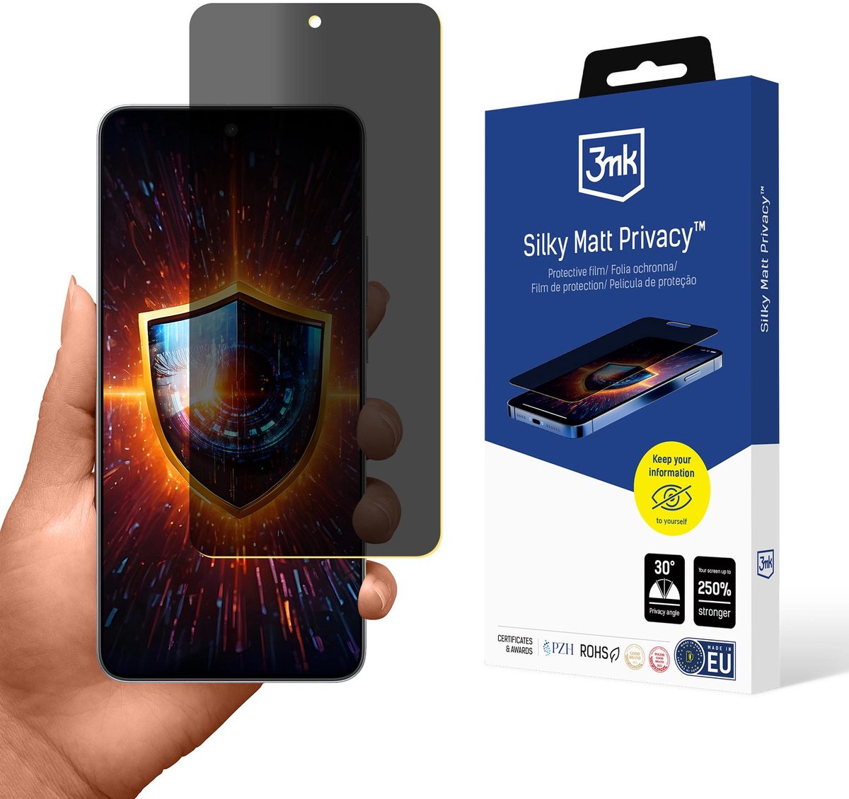 3Mk Silky Matte Privacy Screenprotector Voor Oneplus Nord Ce5 - Hoogwaardige Schermbescherming
