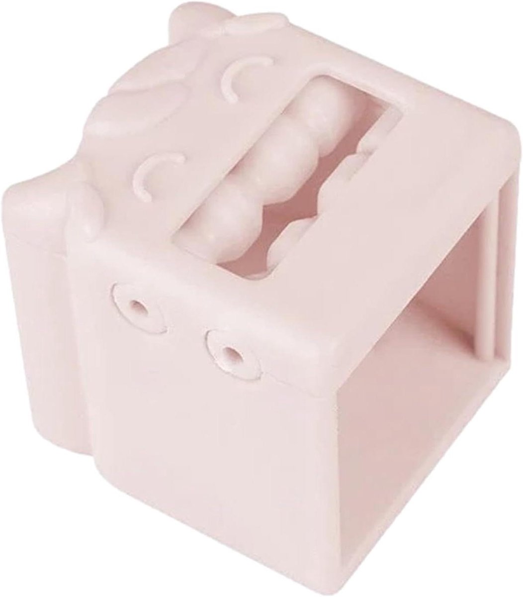 Notenopener Kernelcracker - Schelpenverwijderaar Snackhulp - Probleemloos Pellen - Beschermt Tanden - 4.8 cm - Roze