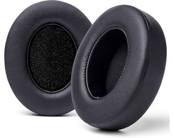 Vervangende oorkussens geschikt voor Beats Studio 2 & 3 (B0501, B0500) bedraad en draadloos | Niet geschikt voor Beats Solo | Zacht PU-leer, verhoogd comfort | Zwart 1 paar