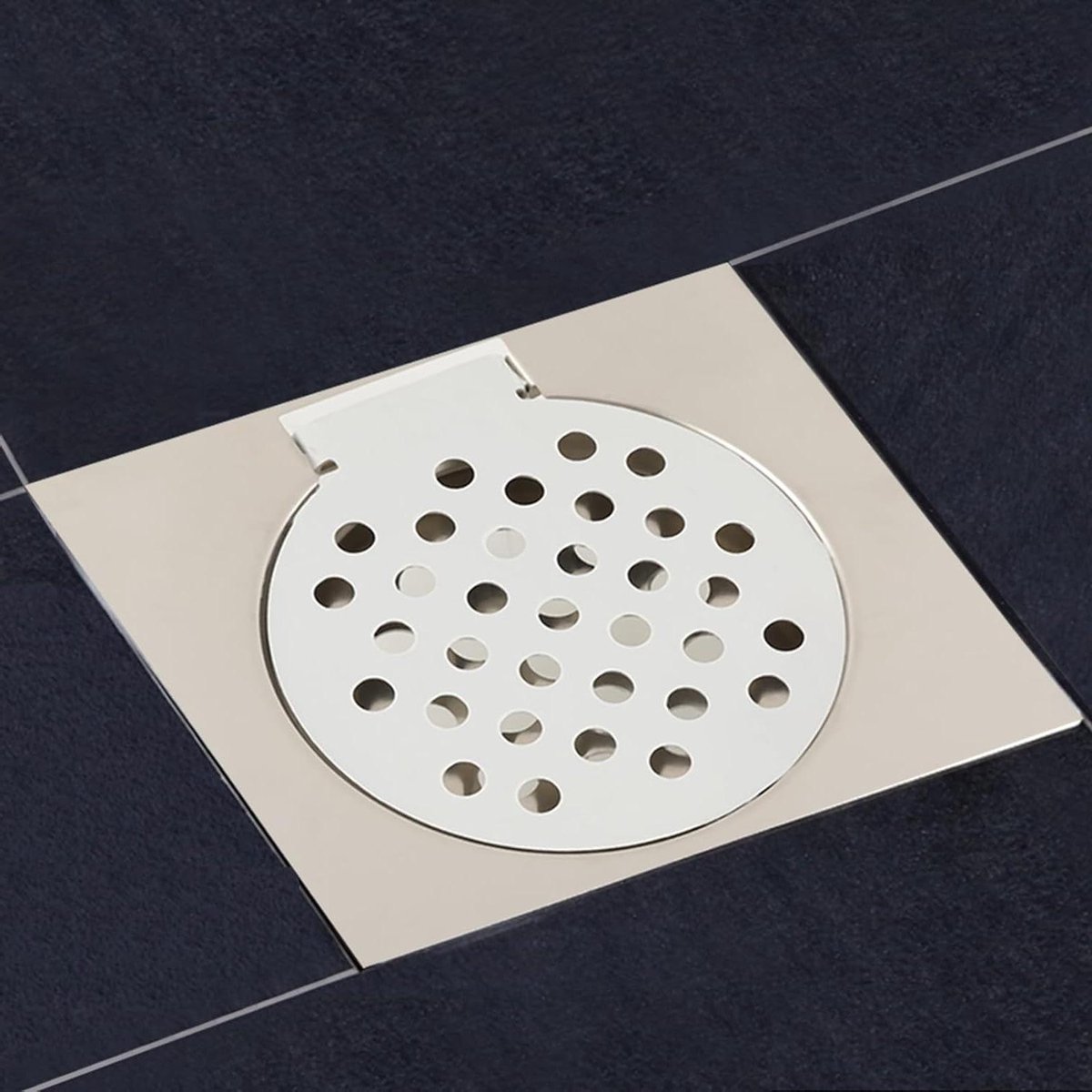 Afvoerputje Roestvrij Staal - Vloergoot Douche - Snelle Waterafvoer - Verstoppingspreventie - 15cm - Zilver