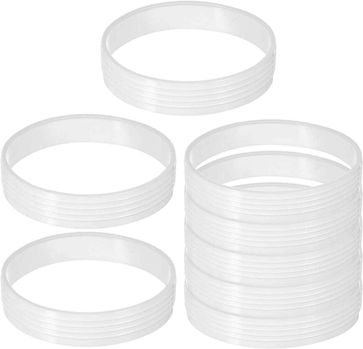 Golfbaan Hole Ring - Golf Putting Ring - Golf Oefenen - Versterkte Cupomtrek - 11 cm - Wit
