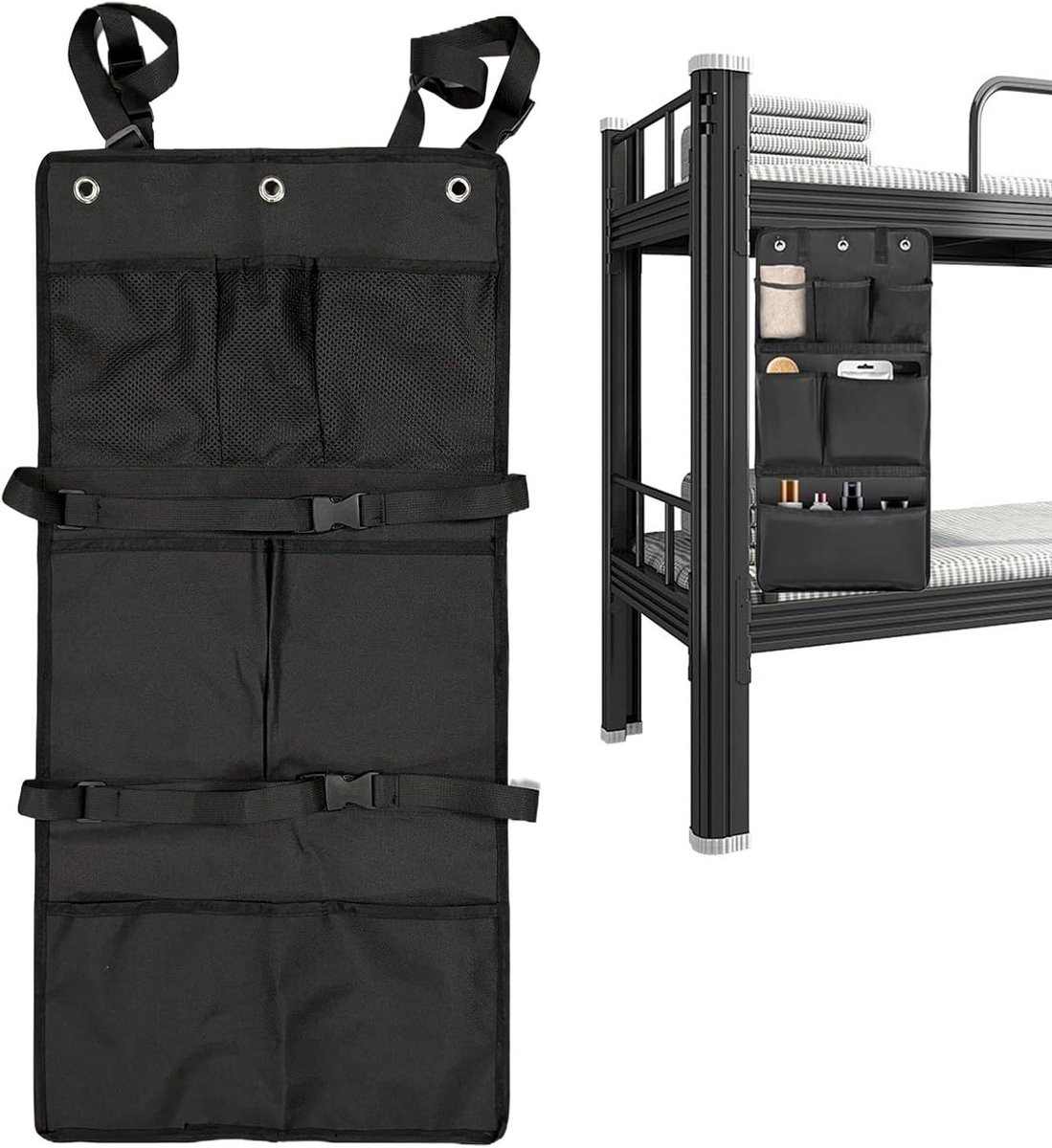 Bed Ladder Cover - Ladder Lock - Kinderen Beveiligen - Zonder Gereedschap - 80 x 38 cm - Grijs
